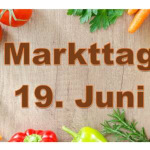 Markttag im CCW – Mittwoch 19. Juni