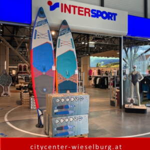 Stand-Up-Paddle Aktion bei Intersport Schuberth