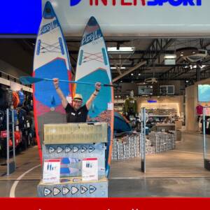 Stand Up Paddle Aktion bei Intersport Schuberth