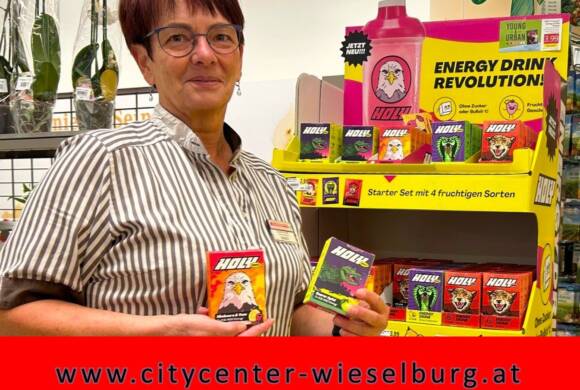 Holly – der neue Energy Drink bei Spar Moser