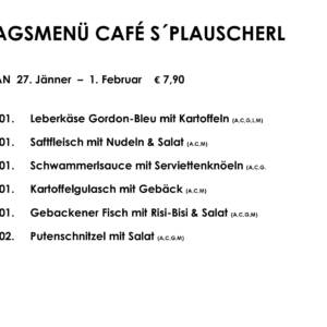 Mittagsteller Café s`Plauscherl